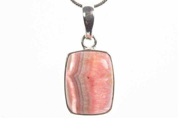 Rhodochrosite Pendant (Necklace) - Sterling Silver #317580